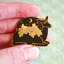 Load image into Gallery viewer, Luna deer enamel pin