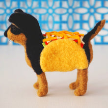 Load image into Gallery viewer, Needle felted taco chihuahua